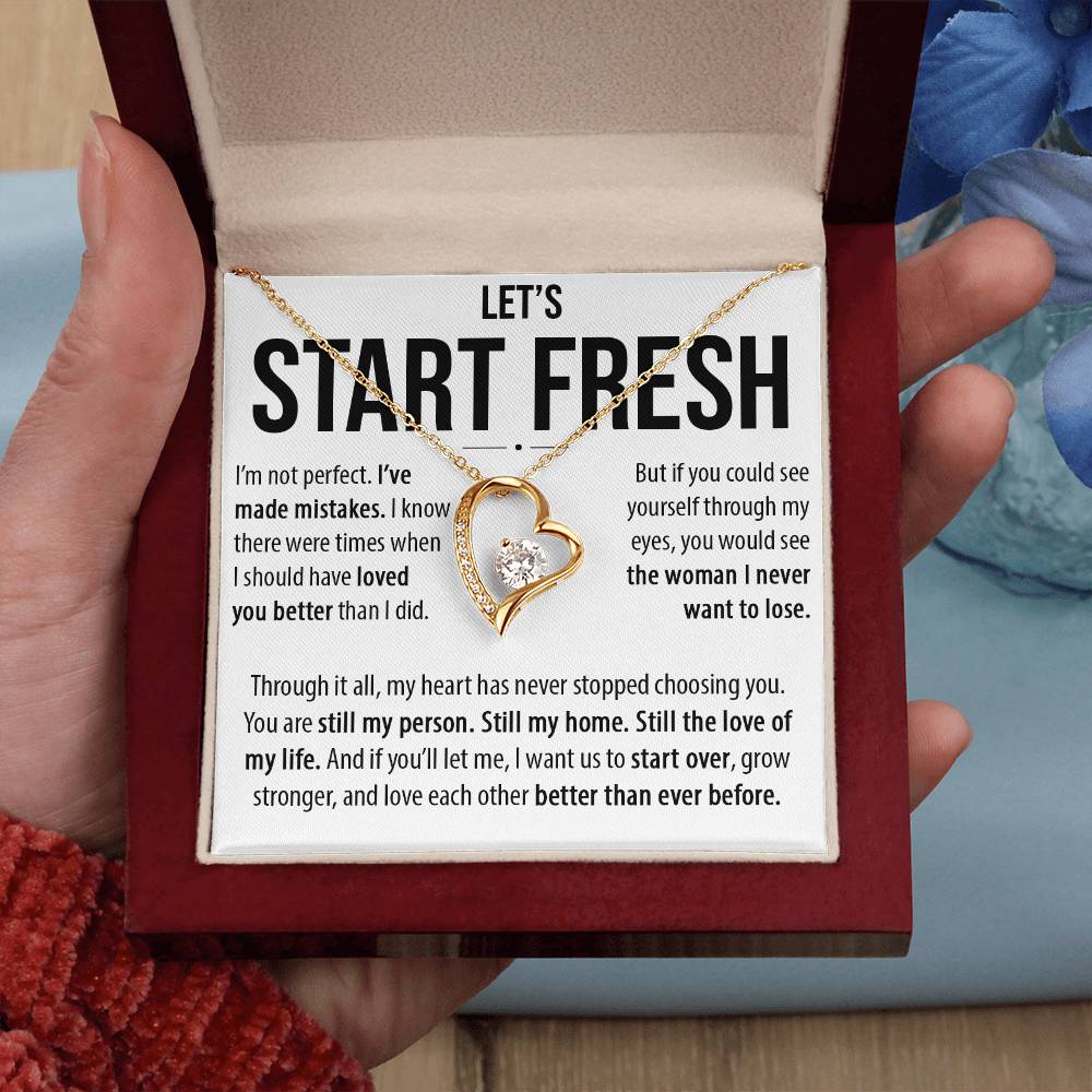 Let's Start Fresh - Forever Love Necklace