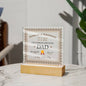 World's Greatest Dad Achievement - Square Acrylic Plaque