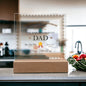 World's Greatest Dad Achievement - Square Acrylic Plaque