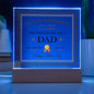 World's Greatest Dad Achievement - Square Acrylic Plaque