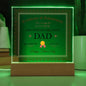 World's Greatest Dad Achievement - Square Acrylic Plaque