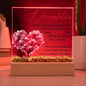 To My Daughter - Every Time You Light Up This Lamp - Square Acrylic Plaque