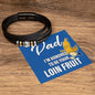 Dad, I'm Honored To Be Your Loin Fruit - Men's Bracelet