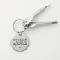 My Heart Belongs To My Best Friend - Screwdriver Keychain - JustFamilyThings
