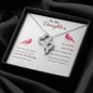 To my daughter - Some days are better - Double Heart Necklace - JustFamilyThings