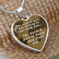 Being away from you - Graphic Heart Necklace - JustFamilyThings