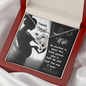 Happy Mother's day dear wife - Double Heart Necklace - JustFamilyThings