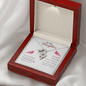 To my daughter - Some days are better - Double Heart Necklace - JustFamilyThings
