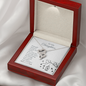 To my daughter - Strength - Double Heart Necklace - JustFamilyThings