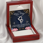 to my Police wife - Double Heart Necklace - JustFamilyThings