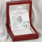 To my daughter - Strength - Double Heart Necklace - JustFamilyThings