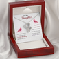 To my daughter - Some days are better - Double Heart Necklace - JustFamilyThings