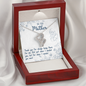 To My Mom - thank you for always being there - Double Heart Necklace - JustFamilyThings