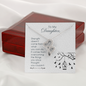 To my daughter - Strength - Double Heart Necklace - JustFamilyThings
