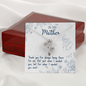 To My Mom - thank you for always being there - Double Heart Necklace - JustFamilyThings