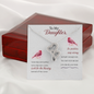 To my daughter - Some days are better - Double Heart Necklace - JustFamilyThings