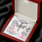 To Daughter from mom - Loving and Breathing - Dragonfly Necklace - JustFamilyThings