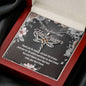To My Beautiful Hairdresser - Thank You Gift - Dragonfly Necklace - JustFamilyThings