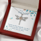 to my best friend - Friends are like Dragonfly - Dragonfly Necklace - JustFamilyThings