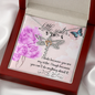 to my little sister - I smile, I laugh - Dragonfly Necklace - JustFamilyThings