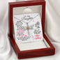 To Daughter from mom - Loving and Breathing - Dragonfly Necklace - JustFamilyThings