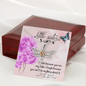 to my little sister - I smile, I laugh - Dragonfly Necklace - JustFamilyThings