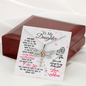 To Daughter from mom - Loving and Breathing - Dragonfly Necklace - JustFamilyThings