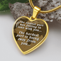 Being away from you - Graphic Heart Necklace - JustFamilyThings