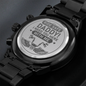 Ride Safe Daddy, Gift For Biker Dad - Black Chronograph Watch - JustFamilyThings