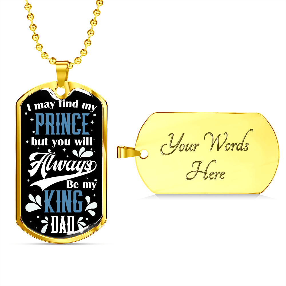 Gift For Dad from Daughter - Dog Tag - JustFamilyThings