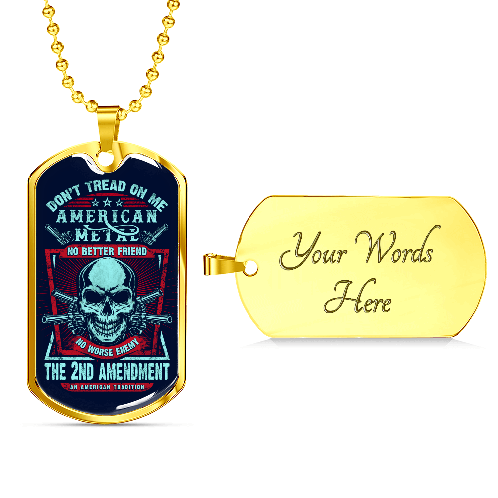Don't tread on me - Dog Tag - JustFamilyThings