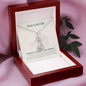 To my daughter - A mother's treasure - Giraffe Necklace - JustFamilyThings