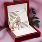 To my lovely mom - It has taken me Final - Giraffe Necklace - JustFamilyThings