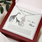 To my daughter from mom - Never forget that I love you - Giraffe Necklace - JustFamilyThings
