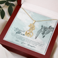 To my mom from daughter - you're the most beautiful and caring person - Giraffe Necklace - JustFamilyThings