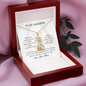 To my daughter from mom - wherever your journey in life may take you - Giraffe Necklace - JustFamilyThings