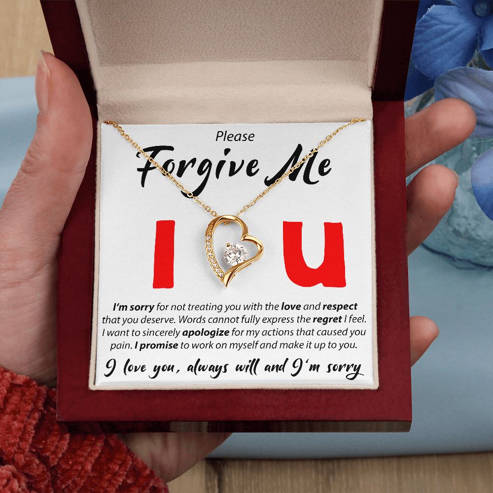 Please Forgive Me - Forever Love Necklace