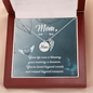 Your life was a blessing - Mom Remembrance Necklace - JustFamilyThings
