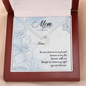 You are forever in my heart - Mom Remembrance Necklace - JustFamilyThings