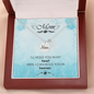 I'll hold you in my heart - Mom Remembrance Necklace - JustFamilyThings