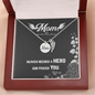 Heaven needed a hero - Mom Remembrance Necklace - JustFamilyThings