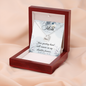 Your guiding hand - Mom Remembrance Necklace - JustFamilyThings