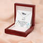There are no goodbyes - Mom Remembrance Necklace - JustFamilyThings