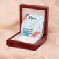 The years may pass - Mom Remembrance Necklace - JustFamilyThings