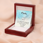 You left me - Mom Remembrance Necklace - JustFamilyThings