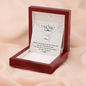 Time slips by - Mom Remembrance Necklace - JustFamilyThings