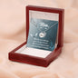 Your life was a blessing - Mom Remembrance Necklace - JustFamilyThings