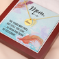 The years may pass - Mom Remembrance Necklace - JustFamilyThings