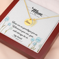 There are no goodbyes - Mom Remembrance Necklace - JustFamilyThings