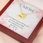 I can no longer see you with my eyes - Mom Remembrance Necklace - JustFamilyThings
